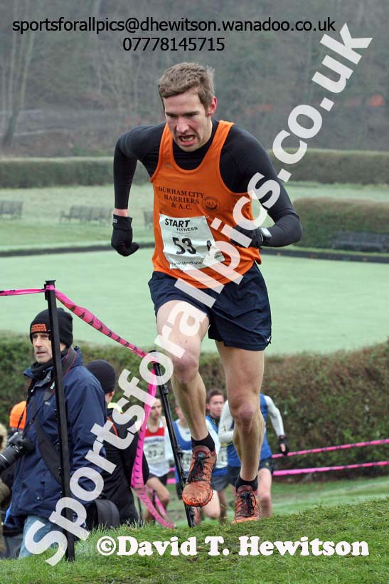 Senior men, Durham Cathedral Cross Country Relays. Photo: David T. Hewitson/Sports for All Pics